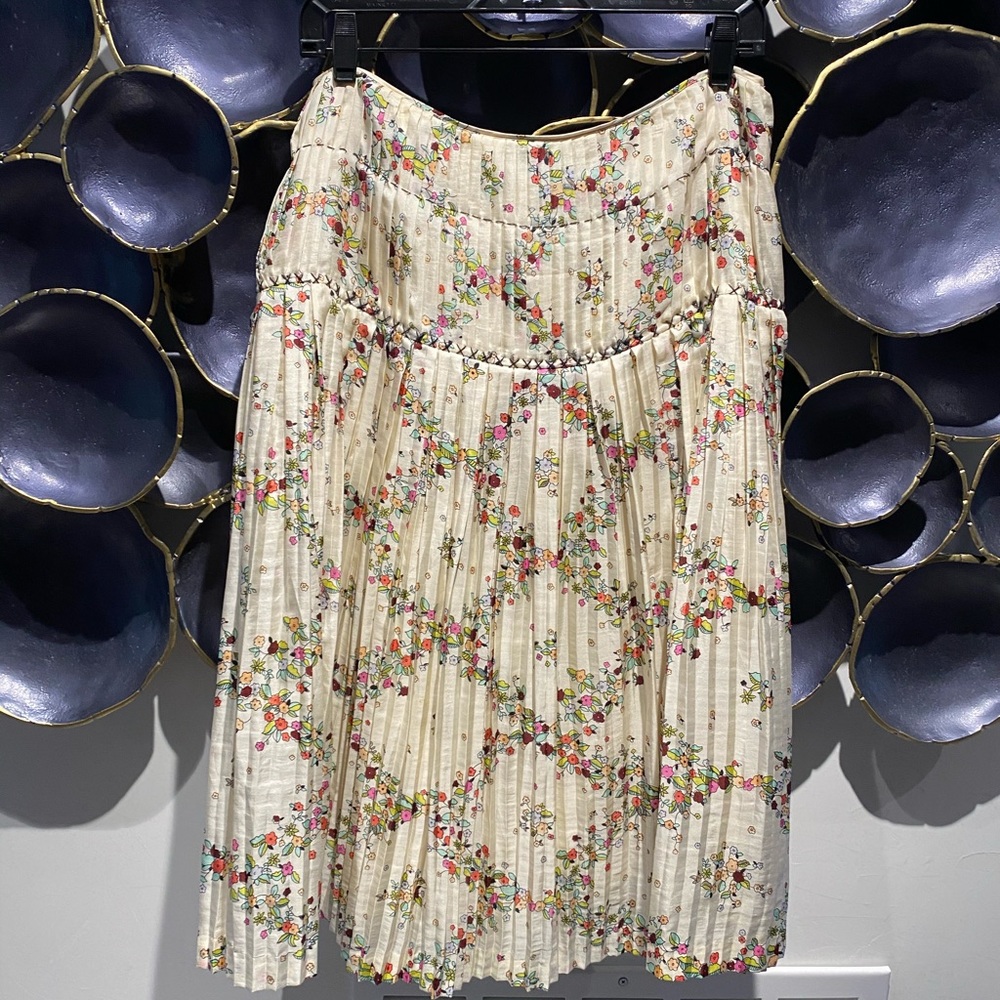 David Meister silk skirt.